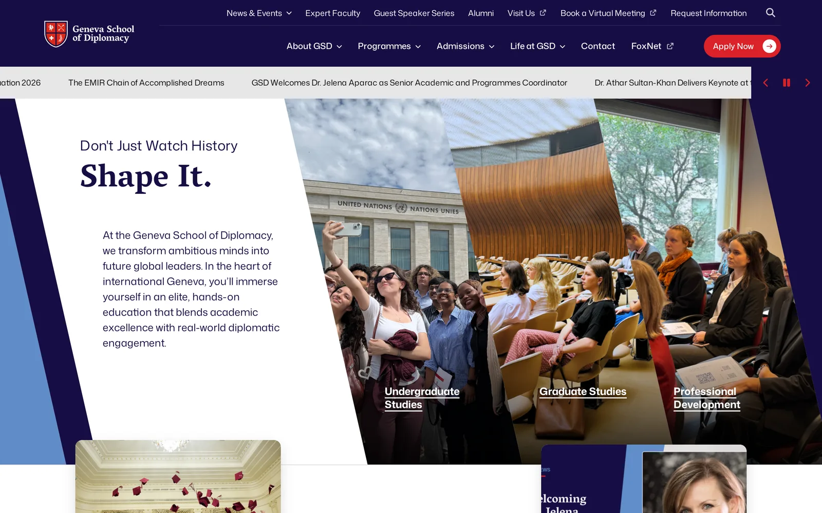 New GSD website
